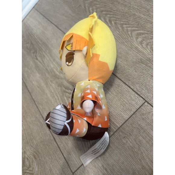 Demon Slayer Kimetsu No Yaiba Plush Toy Agatsuma Zenitsu Anime Japanese - Picture 3 of 6